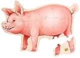 Pig Wooden Floor Puzzle (15 pcs)