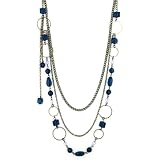 Conversation Pieces Hematite and Sapphire Tones Necklace