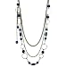  : CONVERSATION PIECES HEMATITE SAPPHIRE TONES NECKLACE