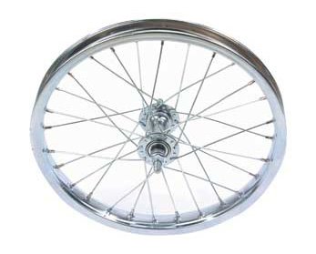 Bike | Bicycle 16″ x 1.75″ Steel Front Wheel 80g Chrome