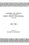 Baptisms and Burials from the Records of Christ Church, Philadelphia, 1709-1760