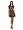 Jump Juniors D'orsay Lace Illusion Cap Sleeve Dress, Black/Nude, 3/4