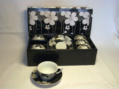 Espresso-Set im Geschenk-Koffer - 12-teilig - 