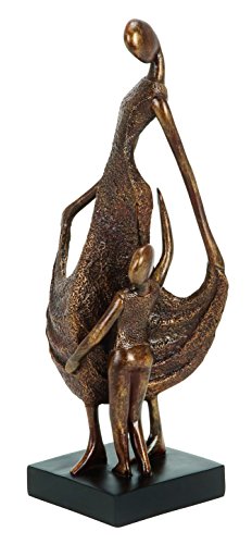 Deco 79 Poly-Stone Family, 13 by 5-Inch