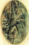 12X16 inch Picasso Pablo Homme la mandoline 1911 Canvas Art Repro
