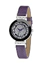 Morellato - R0151103502 - Firenze - Montre Femme - Quartz Analogique - Cadran Noir - Bracelet Cuir Violet