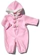 Good Lad Infant Girl Hooded Fleece Coverall