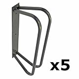 5x Cycle Park Bike Stands Wall Mounted