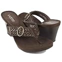 Unlisted by Kenneth Cole All Spice Dark Brown sandals