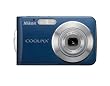 Nikon Coolpix S210 8MP Digital Camera with 3x Optical Zoom (Cool Blue)