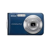 Nikon Coolpix S210 8MP Digital Camera with 3x Optical Zoom (Cool Blue)