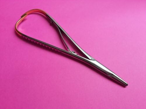 BRAND NEW O.R PREMIUM GRADE T/C MATHIEU NEEDLE HOLDER 5" WITH TUNGSTEN CARBIDE INSERTS SURGICAL DENTAL INSTRUMENTS KJ BRAND