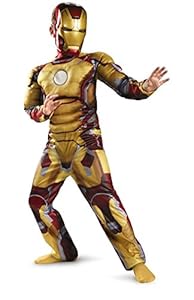 Iron Man Mark 42 Muscle Kids Costume - Large - Large
