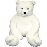Melissa & Doug Giant Loveable Plush White Teddy Bear