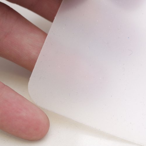 Silicone TR - Translucent Silicone Sheets & Rolls - 1/16 Thick x 8 Width x 8 Length - 3 Pack