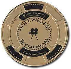 'Hollywood Studios' Film Cans (Gold)