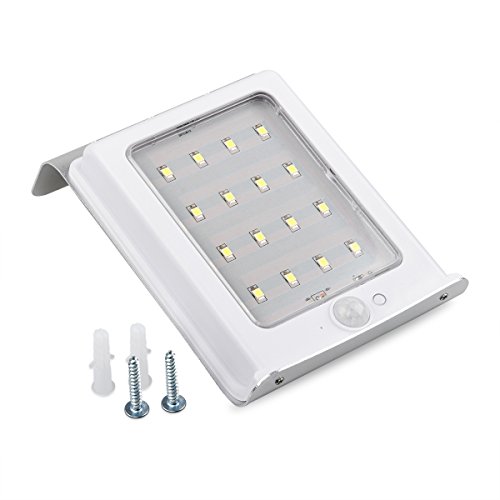 LED Solar Sensor Light, TUPELO® 16 LED Waterproof Solar Powered Wireless Super Bright Light, Sensitive Motion Sensor Save Energy, Outdoor Garden Patio Path Wall Mount Secruity Lamp Light