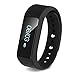 SinoPro i5 Plus Smart Bracelet Bluetooth Wristband Sport Wrist with Fitness Tracker Pedometer Calorie Health Sleep Monitor for iOS iPhone iPad Samsung Galaxy, Nexus, HTC and Other Smart Phones (Black)