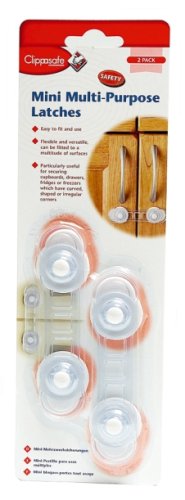Childrens Toyshop   : Clippasafe Mini Multi-Purpose Latches