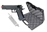 TSD Sports Airsoft 1911 Hi-Capa Spring Pistol with BB Loader and Pistol Case
