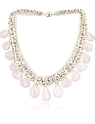 Ranjana Khan "Vintage Bride" Rose Quartz Necklace
