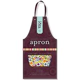 Iota Cooking with Colour 100-Percent Cotton Kitchen Apron, Pebbles