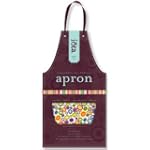 Iota Cooking with Colour 100-Percent Cotton Kitchen Apron, Pebbles