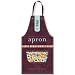 Iota Cooking with Colour 100-Percent Cotton Kitchen Apron, Pebbles