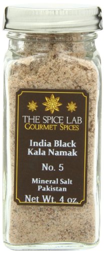 The Spice Lab India Black Kala Namak, Fine Grain, Rock Salt, India/Pakistan 4 oz.