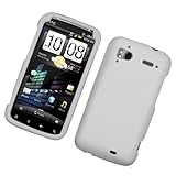 White Texture Hard Protector Case Cover For HTC Sensation 4G