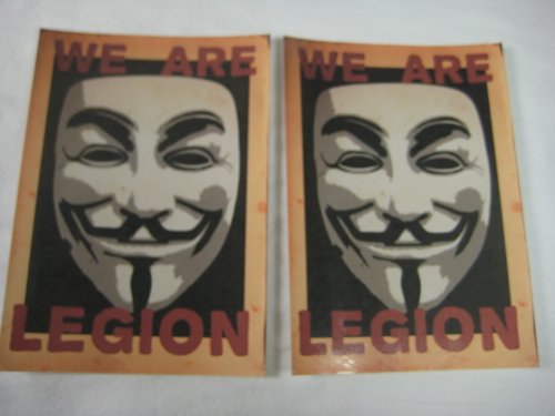 masks guy fawkes Discount We are legion Anonymous Guy Fawkes V Mask decal sticker
