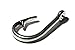 5 Pack of Silver Toned Large Fish Hook Rope Bracelet Connectors - Midwest Cord TM Brand Paracord Accessories - Large Metal Fishing Style Charms for use with 550 Parachute Cord Jewelry Making