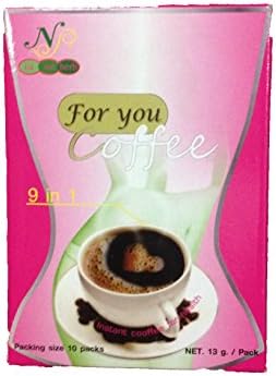 Instant Diet Coffee Powder Drink for Lose Weight and Slimming Fast , 13 G. * 10 Sachets * 3 Boxes.