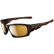 Oakley Ten Men's Active Sportswear Sunglasses - Brown Tortoise/Gold Iridium