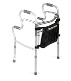 Guardian 3 in 1 Two Button Folding Walker w/Bag 300lb Capacity