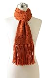 100% alpaca wool scarf, 'Carrot'