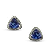 14K Exquisite Tanzanite and Diamond Earring (NEW ARRIVAL)