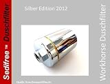 SILBER EDITION 2012 - WORKHORSE 4-Stufiger Duschfilter KDF + ERSATZFILTERKARTUSCHE Wasserfilter Dusche gegen Schmutz Chlor NEU! Filterwechsel MÖGLICH! Kein 1-Mal-Filter!!!