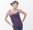 The Olian Sequin Yoke Sphagetti Strap Top