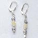 Page of Pentacles Sterling Silver Earrings