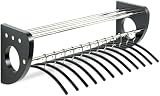 Safco 4212BL 36 Wood Wall Coat Rack, Black