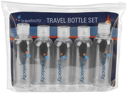 Travelocity Travel 5 Piece Bottle Set