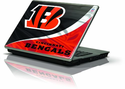 Skinit Protective Skin (fits latest Generic 17-Inch Laptop/Netbook/Notebook); NFL Cincinnati Bengals Logo