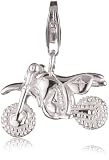 VINANI brand Germany 925 Sterling Silver Charm Pendant Off-Road Motorcycle shiny Motorbike HMG
