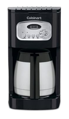 Cuisinart DCC-1150BK 10-Cup Classic Thermal Programmable Coffeemaker, Black