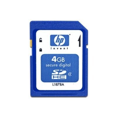 HP 4 GB Class 4 SDHC Flash Memory Card L1878A#707-EF