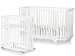 Argington Organic Bam Crib/Bassinet Set, White