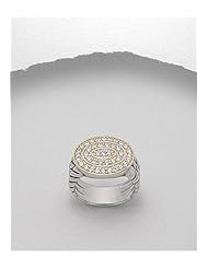 CZ Ring In 92.5 Sterling Silver