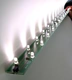 24 WHITE LED LIGHT STRIP, 24VDC