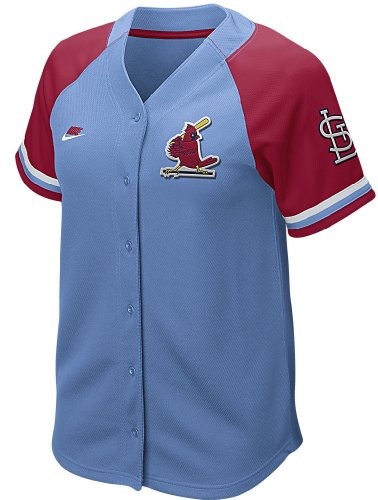 Nike St. Louis Cardinals Women's Quick Pick Cooperstown Baseball Jersey (XS=0-2)